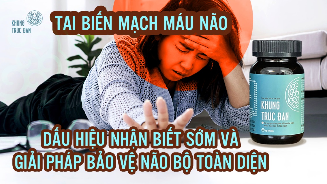Tai biến mạch máu não: Dấu hiệu nhận biết sớm và giải pháp bảo vệ não bộ toàn diện