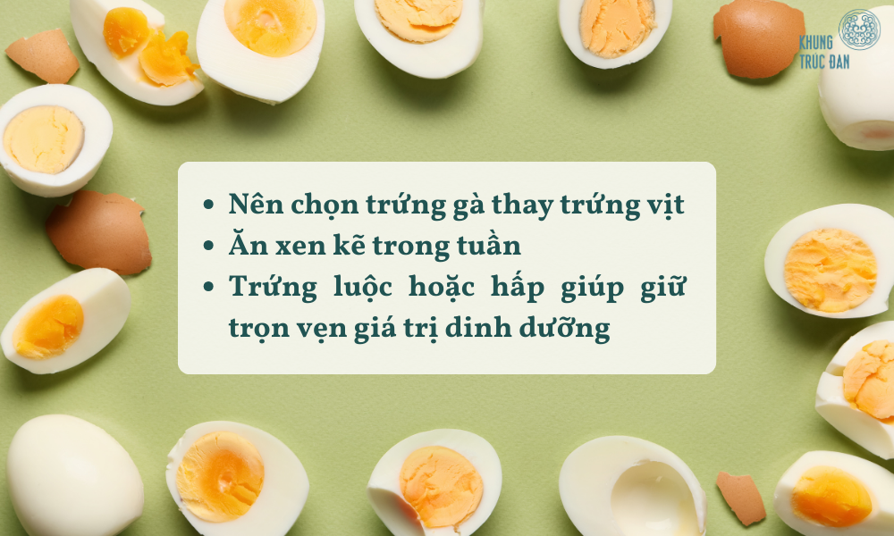 Người sau tai biến nên ăn trứng như thế nào cho phù hợp?